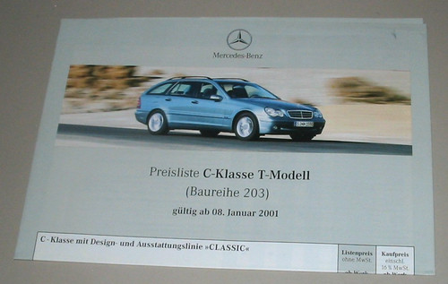 Prospekt preisliste mercedes - prospekt,
